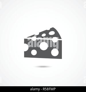 Käse-flach-Symbol Stock Vektor