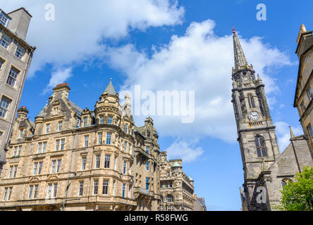 Turm der den Tron Kirk-Edinburgh Wahrzeichen, Schottland, UK Stockfoto