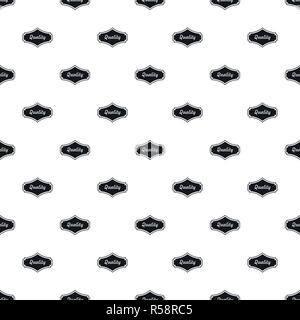 Quality Label Muster nahtlose Vektor wiederholen Geometrische für jede Web Design Stock Vektor