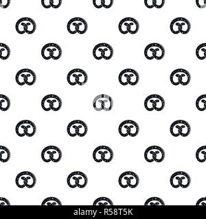 Brezel Muster nahtlose Vektor wiederholen Geometrische für jede Web Design Stock Vektor