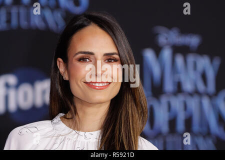 Hollywood, Kalifornien, USA. 29. November 2018. Jordana Brewster bei der Weltpremiere von Disney's 'Mary Poppins' zurück an den Dolby Theatre in Hollywood, CA, November 29, 2018 statt. Foto von Joseph Martinez/PictureLux Credit: PictureLux/Hollywood Archiv/Alamy leben Nachrichten Stockfoto