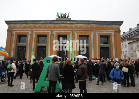 Kopenhagen, Dänemark. 30. November 2018. Protest der Studenten gegen den Klimawandel in Kopenhagen, Dänemark. Credit: Francis Joseph Dean/Deanpictures/Alamy leben Nachrichten Stockfoto