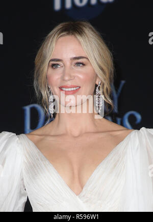 Hollywood, CA, USA. 29 Nov, 2018. 29. November 2018 - Hollywood, Kalifornien - Emily Blunt. Disney's 'Mary Poppins gibt 'Weltpremiere im Dolby Theater. Photo Credit: Faye Sadou/AdMedia Credit: Faye Sadou/AdMedia/ZUMA Draht/Alamy leben Nachrichten Stockfoto