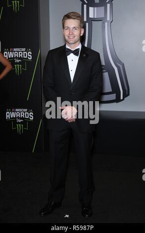 Las Vegas, NV, USA. 29 Nov, 2018. William Byron in der Ankunftshalle für 2018 Monster Energy NASCAR Awards, das Wynn Las Vegas, Las Vegas, NV 29. November 2018. Credit: MORA/Everett Collection/Alamy leben Nachrichten Stockfoto