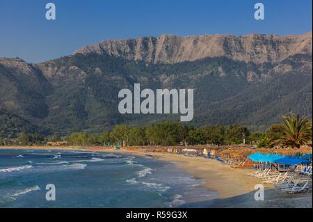 Strand Psili Ammos, Insel Thassos, Griechenland Stockfoto