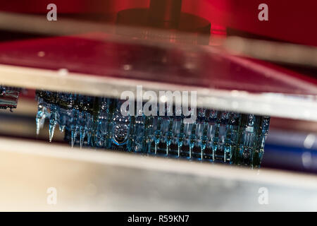 3D-Drucker drucken in Bearbeitung Stockfoto