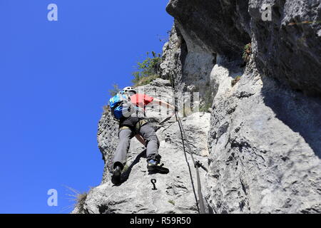 Athleten steigt Stockfoto