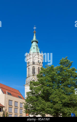 Kirchturm St. Amandus in Bad Urach Stockfoto