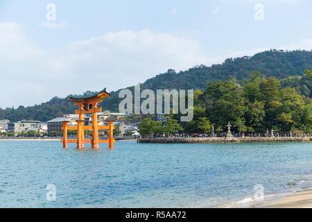 Itsukushima Schrein in Miyajima von Japan Stockfoto