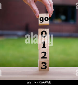 Eins, zwei, drei... Stockfoto