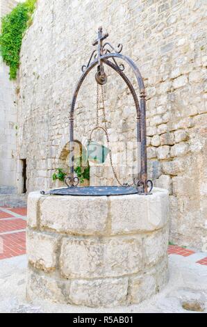 Schloss Frankopan, Krk, Kroatien Stockfoto