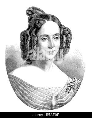 Prinzessin Augusta von Sachsen-Weimar-Eisenach, Augusta Marie Luise Katharina, 30. September 1811, vom 7. Januar 1890 Stockfoto