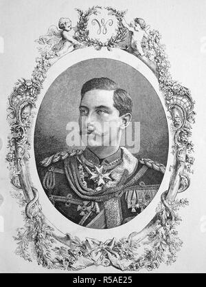 Wilhelm, Deutscher Kronprinz, Deutsche Kronprinz Wilhelm von Preussen, 6. Mai 1882, vom 20. Juli 1951, in dem der volle Name Friedrich Wilhelm Stockfoto