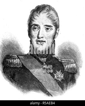 König Charles X, 9. Oktober 1757, 6. November 1836, vom Haus Bourbon der letzte Herrscher von Frankreich, Holzschnitt, Frankreich Stockfoto