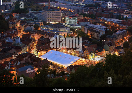 Jährliche Bierfest mit dem neuen Festzelt ab 2018, Kulmbach, Oberfranken, Bayern, Deutschland Stockfoto