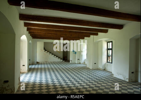 Ebreichsdorf, Reste der historischen Fabrik, inzwischen abgerissen Stockfoto