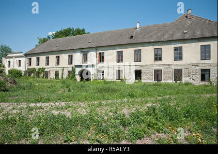 Ebreichsdorf, Reste der historischen Fabrik, inzwischen abgerissen Stockfoto