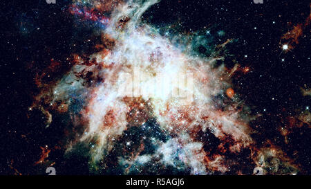 Sternenhimmel als Hintergrund der tiefen Weltraum. Wissenschaft Kunst Elemente dieses Bild von der NASA eingerichtet. Stockfoto