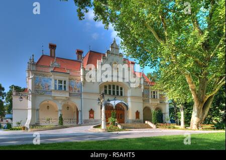 Niederösterreich, Berndorf, Arbeitertheater, 1899 - Niederösterreich, Berndorf, Theater, 1899 Stockfoto