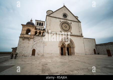 Basilica di San Francesco d'Assisi, Italien, Europa. Stockfoto