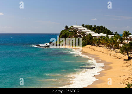 Karibik, Antigua und Barbuda, Curtain Bluff Beach Stockfoto