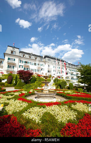 Grand Hotel am See Zell am See, Pinzgau, Salzkammergut, Österreich Stockfoto