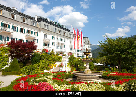 Grand Hotel am See Zell am See, Pinzgau, Salzkammergut, Österreich Stockfoto