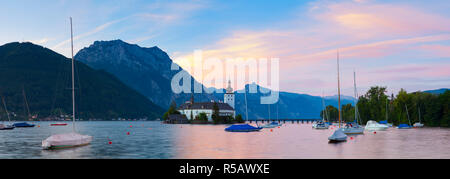 Schloss Ort am Traunsee, Gmunden, Salzkammergut, Oberösterreich, Österreich Stockfoto