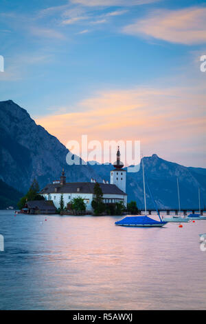 Schloss Ort am Traunsee, Gmunden, Salzkammergut, Oberösterreich, Österreich Stockfoto