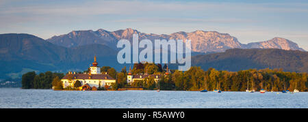 Schloss Ort am Traunsee, Gmunden, Salzkammergut, Oberösterreich, Österreich Stockfoto