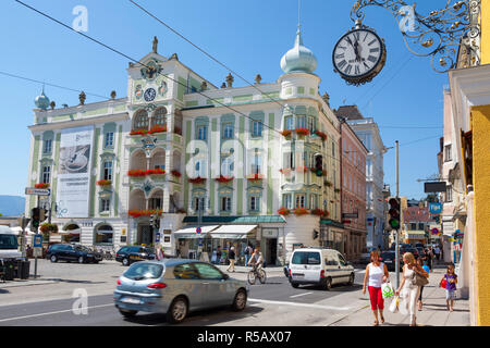 Rathaus (Rathaus), Gmunden, Salzkammergut, Oberösterreich, Österreich Stockfoto