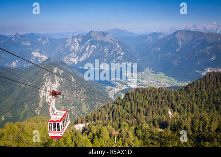 Der Feuerkogel Seilbahn, Ebensee, Traunsee, Salzkammergut, Oberösterreich, Österreich Stockfoto