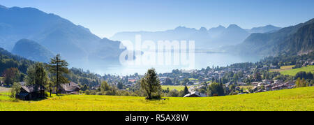 St. Gilgen, den Wolfgangsee, Flachgau, Salzburger Land, Österreich Stockfoto