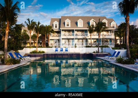 Bahamas, Eleuthera Insel, Harbour Island, Dunmore Town, Valentines Resort Hotel Stockfoto