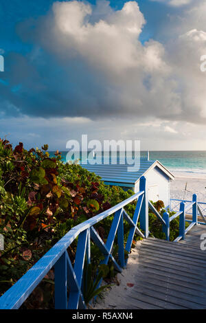 Bahamas, Eleuthera Island, Harbour Island, Pink Sand Beach Stockfoto