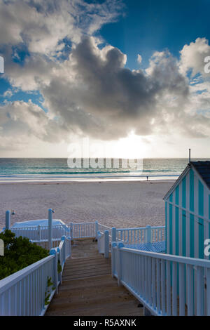 Bahamas, Eleuthera Island, Harbour Island, Pink Sand Beach Stockfoto