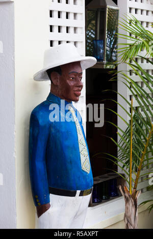 Eleuthera Insel, Harbour Island, Dunmore Town, The Rock House, Bahamas, Bahamas Skulptur Stockfoto