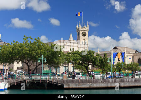 Karibik, Barbados, Bridgetown, Häuser des Parlaments Stockfoto