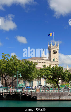 Karibik, Barbados, Bridgetown, Häuser des Parlaments Stockfoto