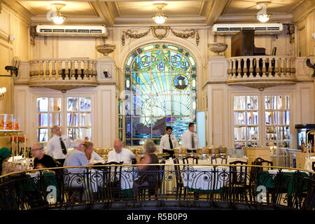 Brasilien, Rio de Janeiro, Confeitaria Colombo Cafe & Restaurant Stockfoto