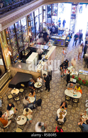 Brasilien, Rio de Janeiro, Confeitaria Colombo Cafe & Restaurant Stockfoto