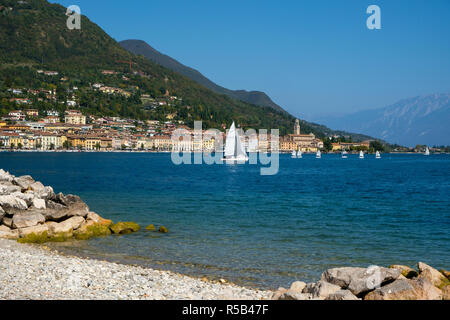 Salò, Gardasee, Provinz Brescia, Lombardei, Italien Stockfoto