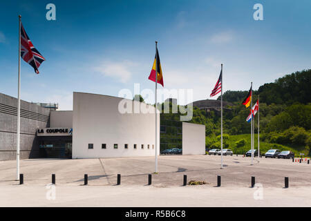 Frankreich, Region Nord-Pas-de-Calais, Wizernes-Helfaut, La Coupole, Weltkrieg zwei deutschen V2-Rakete Bunker, Museum Stockfoto