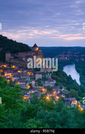 Chateau de Castelnaud, Castelnaud, Dordogne, Frankreich Stockfoto