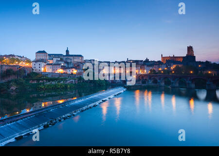 Frankreich, Region Midi-Pyrénées, Tarn Abteilung, Albi und Fluss Tarn Stockfoto