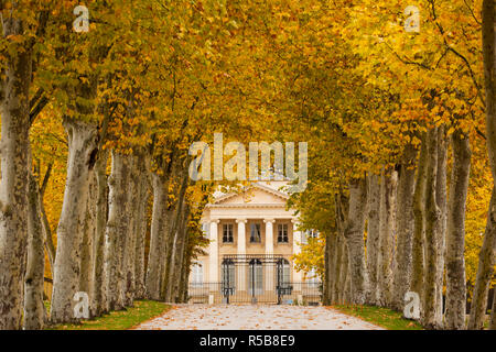 Frankreich, Region Aquitanien, Gironde Abteilung, Haute Medoc Bereich, Margaux, Chateaux Margaux Immobilien Stockfoto