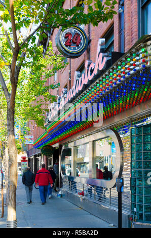 Kanada, Quebec, Montreal, das Dorf, Club Sandwich Diner Stockfoto