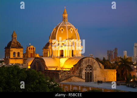 Kolumbien, Bolivar, Cartagena De Indias, Kuppel der Kirche San Pedro Claver Stockfoto