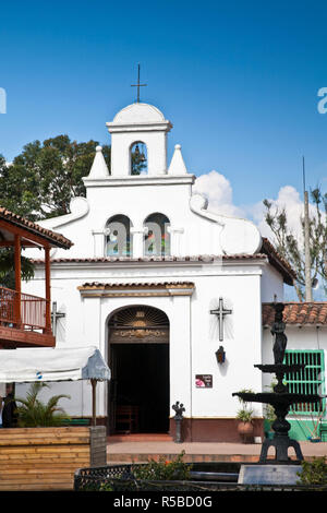 Kolumbien, Bogota, Medellin, Cerro Nutibara. Pueblito Paisa eine Miniaturausgabe Version eines typischen Antioquian Township Stockfoto