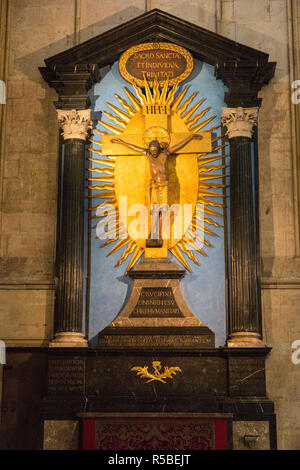 Köln, Deutschland. Gero-kreuz aus dem 10. Jahrhundert, in der Kathedrale von Köln. Stockfoto